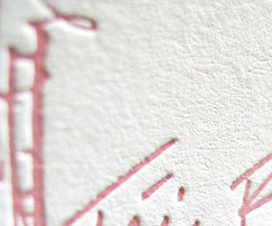 T'ai Rising Moore's Letterpress Business Card