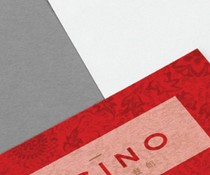 Sino Restaurant's Red Business Cards