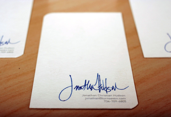 TurnSeven Signature Business Card