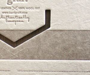 Hard Graft's Letterpress Product Tags