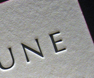June's Minimalist Business Card