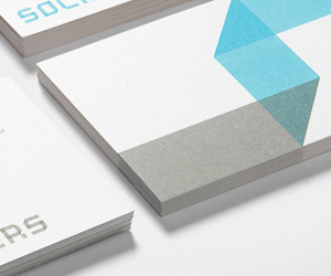 Social Traders' Typographic Business Card