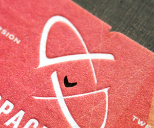 Space150 v20 Die Cut Business Card