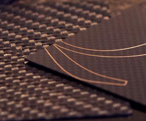 Cardissimo's Carbon Fiber Business Card