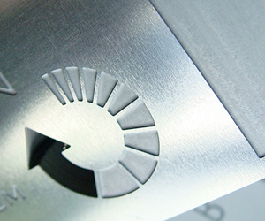 Noel Pelavin's Stainless Steel Metal Business Card