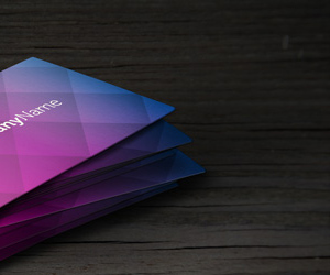Free Patterned Designed Business Card Template: Corporate Business Card