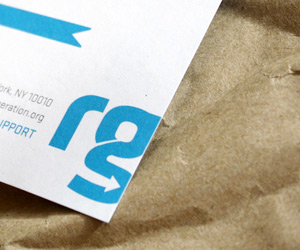 Resource Generation Simple Business Card & Brand Identity