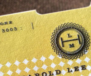 Harold Lee Miller's Photography Business Card
