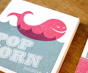 Popcorn Initiative's Colorful Business Card