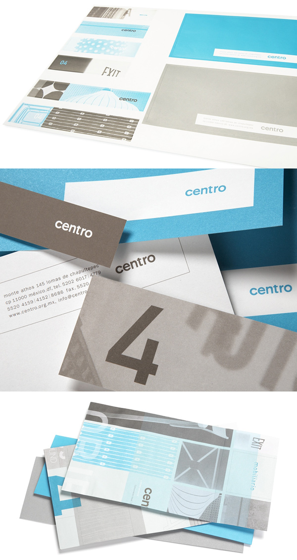 Centro's Clean Business Card Designs