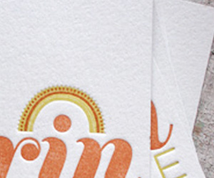 Erin Wallace's LetterPress Business Card