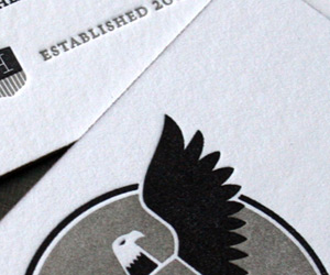 The Heads of State's LetterPress Business Cards