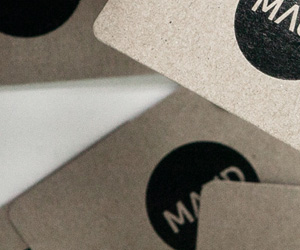 Maud Semi Handmade Business Cards