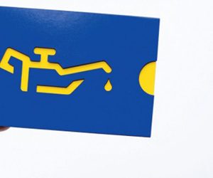 Mr. Lube's Unique Business Card