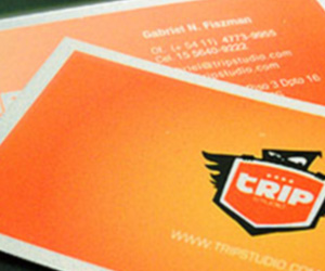 Trip Studio's Glossy Business Card