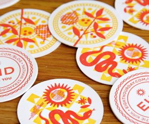Eight Hour Day's Letterpress Business Cards