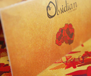 Obsidian on Brunswick's Illustration Business & Appointment Card